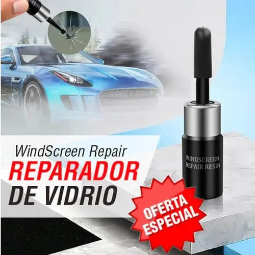 REPARADOR DE VIDRIO: Repara grietas y rayones en minutos